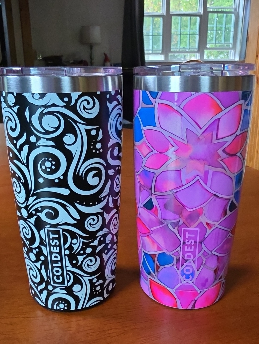 Coldest Set of 2 Premium 20 oz Tumblers - Glowie Spiral & The Marrakech